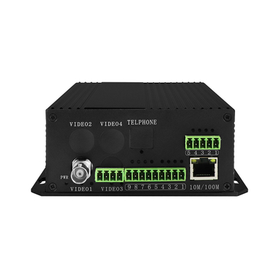 Bidi Data Dry Contact Analog Video Fiber Converter RS232 RS485 montato su rack DC12V