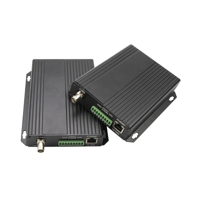 Analog Video Bidi Dati RS232/RS422 10/100M Ethernet Over Fiber Converter DC5V