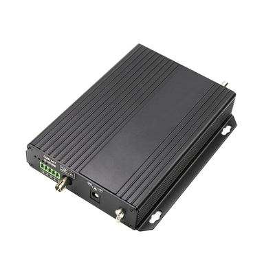 Analog Video Bidi Dati RS232/RS422 10/100M Ethernet Over Fiber Converter DC5V