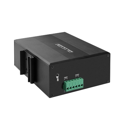 12 Port Industrial Managed Ethernet Switch con 2.5G Fiber ERPS Ring L2 Gestibile